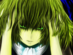 1girl blonde_hair female_focus green_eyes mizuhashi_parsee rasha solo touhou