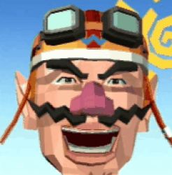 animated animated_gif laughing lowres mario_(series) nintendo super_mario_bros._1 tagme wario warioware