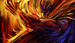 1990s_(style) 1boy bad_id bad_pixiv_id bccp final_fantasy final_fantasy_iv fire highres male_focus rubicante solo