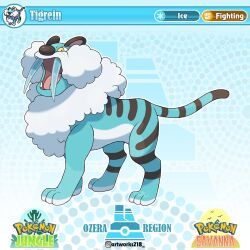 artist_name artworks218 blue_fur english_text fakemon instagram_logo instagram_username logo nintendo no_humans open_mouth original pokemon pokemon_(creature) solo tail white_fur