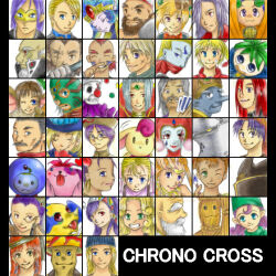 6+boys 6+girls beard blonde_hair blue_eyes blue_hair card chef_hat chrono_cross closed_eyes copyright_name doc_(chrono_cross) draggy_(chrono_cross) dragon ear_piercing earrings eye_mask eye_mask facial_hair facial_mark facial_scar fargo_(chrono_cross) funguy_(chrono_cross) glasses glenn_(chrono_cross) greco_(chrono_cross) green_eyes green_hair grobyc_(chrono_cross) guile_(chrono_cross) harle_(chrono_cross) hat holding holding_card irenes_(chrono_cross) izucchi janice_(chrono_cross) jewelry juggling karsh_(chrono_cross) kid_(chrono_cross) korcha_(chrono_cross) leah_(chrono_cross) leena_(chrono_cross) luccia_(chrono_cross) lynx_(chrono_cross) macha_(chrono_cross) marcy_(chrono_cross) mask mel_(chrono_cross) miki_(chrono_cross) mojo_(chrono_cross) monocle multiple_boys multiple_girls mustache neofio_(chrono_cross) nikki_(chrono_cross) norris_(chrono_cross) orange_hair orcha_(chrono_cross) orlha_(chrono_cross) piercing pierre_(chrono_cross) pip_(chrono_cross) playing_card poshul_(chrono_cross) purple_eyes purple_hair radius_(chrono_cross) razzly_(chrono_cross) red_eyes red_hair riddel_(chrono_cross) scar scar_across_eye scar_on_cheek scar_on_face serge_(chrono_cross) skelly_(chrono_cross) smile sneff_(chrono_cross) sprigg_(chrono_cross) star_(symbol) star_facial_mark starky_(chrono_cross) steena_(chrono_cross) tongue tongue_out turnip_(chrono_cross) van_(chrono_cross) viper_(chrono_cross) white_hair zappa_(chrono_cross) zoah_(chrono_cross)