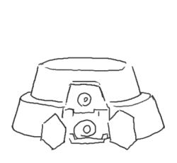 animated animated_gif armored_core armored_core:_for_answer chibi fromsoftware head lowres mecha robot