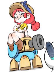 1girl female_focus highres jessie_(brawl_stars) non-web_source panties side-tie_panties tagme underwear