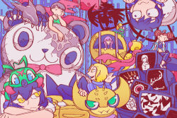 Rule 34 | ankylomon, blonde hair, cyberdramon, digimon, digimon (creature), digimon story: cyber sleuth, digimon story: cyber sleuth hacker&#039;s memory, eater (digimon), gekomon, grey eyes, grey hair, imai chitose, kamishiro yuugo, matadrmon, mishima ryuji, nogi yu, pink eyes, pink hair, ribbon, scarf, short hair, tigervespamon, yellow eyes
