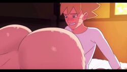 1boy 1girl animated animated_gif ass bed bedroom blonde_hair blue_eyes boruto:_naruto_next_generations cheating_(relationship) d-art huge_ass hyuuga_hinata incest merurava mother_and_son naruto_(classic) naruto_(series) netorare on_bed sex short_hair shota uzumaki_boruto zorak_the_evil