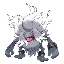 Rule 34 | anger vein, anklet, annihilape, artist request, bracelet, floating hair, full body, jewelry, nintendo, nostrils, official art, pokemon, pokemon (creature), pokemon focus, pokemon sv, red eyes, solo, standing, third-party source, transparent background