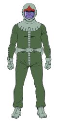 1boy belt bodysuit clenched_hands denim_(gundam) full_body gloves green_bodysuit green_gloves green_shoes gundam gundam_gquuuuuux helmet highres looking_at_viewer male_focus mecha_pilot_suit official_art shoes simple_background solo standing transparent_background