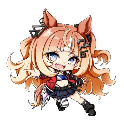Rule 34 | 1girl, :d, animal ears, arched bangs, asymmetrical legwear, belt, black belt, black boots, black panties, black skirt, blue eyes, blue nails, boots, breasts, brown hair, commentary request, espoir city (umamusume), highleg, highleg panties, highres, horse ears, horse girl, horse tail, jacket, kuena, layered skirt, long hair, long sleeves, looking at viewer, multicolored hair, multicolored nails, navel, open clothes, open jacket, open mouth, panties, pink nails, puffy long sleeves, puffy sleeves, red jacket, short eyebrows, simple background, skirt, small breasts, smile, solo, streaked hair, striped clothes, striped thighhighs, tail, thick eyebrows, thighhighs, thighhighs under boots, umamusume, underwear, v-shaped eyebrows, very long hair, white background, white hair