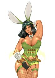 1girl black_orchid breasts killer_instinct large_breasts long_hair