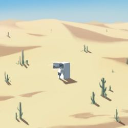 Rule 34 | 1boy, 241543903, avogado6, blue sky, cactus, day, desert, freezer, male focus, original, outdoors, plant, refrigerator, sand, scenery, shirt, short sleeves, shorts, sky, solo, t-shirt, white shirt