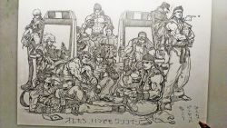 Rule 34 | 6+boys, arc system works, arcade cabinet, atlus, bad id, bad twitter id, beer can, blazblue, book, can, capcom, cd, coin, company connection, crossover, data east, demitri maximoff, drink can, fast food, fatal fury, fighter&#039;s history, graphite (medium), guilty gear, hokuto no ken, jojo no kimyou na bouken, kazama jin, kenshiro, king of fighters xiii, kusanagi kyou, kuujou joutarou, lying, makoto mizoguchi, male focus, mizoguchi makoto, monochrome, multiple boys, multiple crossover, muscular, namco, narukami yu, persona, persona 4, persona 4: the ultimate in mayonaka arena, photo (medium), ragna the bloodedge, ryu (street fighter), sega, sitting, sketch, snk, sol badguy, street fighter, street fighter i, tekken, tekken 3, terry bogard, the king of fighters, the king of fighters xiii, traditional media, darkstalkers, virtua fighter, yoshihara motoki, yuki akira