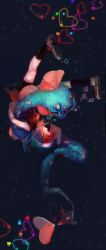00s 1girl alternate_costume bad_id bad_pixiv_id bandana bike_shorts brown_hair bubble creatures_(company) game_freak gen_3_pokemon gloves heart highres huntail luvdisc may_(pokemon) nintendo pokemon pokemon_(creature) pokemon_rse satobitorotoku underwater water