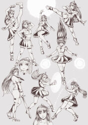 1girl asamiya_athena bikini hair_ornament idol princess_athena psycho_soldier purple_eyes purple_hair red_bikini school_uniform smile snk snk_heroines:_tag_team_frenzy star_(symbol) star_hair_ornament svc_chaos swimsuit the_king_of_fighters the_king_of_fighters_xiv