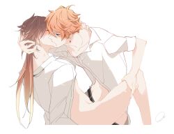 004s_4 2boys blush dragon_tail french_kiss genshin_impact hand_on_another&#039;s_nape hand_on_another&#039;s_thigh image_sample implied_sex kiss multiple_boys pixiv pixiv_sample tail tartaglia_(genshin_impact) white_background yaoi zhongli_(genshin_impact)