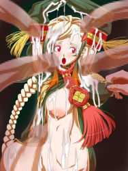 1girl censored cum group_sex kof:_maximum_impact penis snk the_king_of_fighters xiao_lon