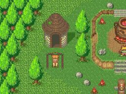 animated bound cum goblin goblin_male nibbler2345 outdoors pixel_art primm_(seiken_densetsu_2) rape seiken_densetsu seiken_densetsu_2 sex tied_up