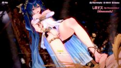 1boy 1girl 3d absurdly_long_hair ancient_greek_clothes animated ankle_strap barefoot black_ribbon blinking blue_eyes blue_hair branch breast_lift breasts breasts_out breath clothed_female_nude_male clothing_aside dress earrings eyebrows_hidden_by_hair feet female_focus female_masturbation femdom fingering footjob from_below full_body gold gold_earrings gradient_hair grass greco-roman_clothes hair_between_eyes hair_ornament hair_ribbon hand_on_own_arm head_tilt head_wreath hetero holding_own_arm iuno_(wuthering_waves) jewelry laurel_crown laurels leg_up legs light_rays long_hair long_legs long_sleeves long_twintails looking_at_another looking_down lying lying_on_grass masturbation medium_breasts multicolored_hair nail_polish nipples nude on_back open_clothes open_dress open_mouth outdoors panties panties_aside penis pussy pussy_juice pussy_juice_drip raised_eyebrows red_nails ribbon ring see-through_clothes see-through_dress shinaosumata solo_focus spread_pussy spread_toes standing standing_on_one_leg sun sunlight tacet_mark_(wuthering_waves) tagme tall_grass teeth thick_thighs thigh_strap thighs toes tongue tree twintails underwear very_long_hair video white_dress white_panties wuthering_waves
