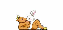 animated be_kon_box cow furry naughty_rabbit sex