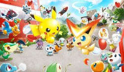 Rule 34 | :o, absurdres, antennae, black sclera, blue eyes, breath weapon, breathing fire, bright pupils, brown eyes, building, bulbasaur, cannon, celebi, charmander, chibi, chikorita, chimchar, closed eyes, closed mouth, coin, colored sclera, copyright logo, cyndaquil, darkrai, deoxys, deoxys (normal), dot nose, eevee, electricity, energy ball, fangs, fire, flying, gashapon, gen 1 pokemon, gen 2 pokemon, gen 3 pokemon, gen 4 pokemon, gen 5 pokemon, genesect, glint, gold, grass, highres, horns, keldeo, keldeo (ordinary), key visual, koban (gold), leaf, legendary pokemon, litwick, lucario, meloetta, meloetta (aria), meowth, mewtwo, mountainous horizon, mudkip, mythical pokemon, nintendo, no humans, official art, open mouth, oshawott, pikachu, piplup, plant, poke ball theme, pokemon, pokemon (creature), pokemon focus, pokemon rumble, pokemon rumble u, promotional art, purple eyes, purple fire, red eyes, rocket, single horn, smile, snivy, squirtle, teeth, tepig, third-party source, torchic, totodile, tree, treecko, turtwig, victini, vines, white eyes, white pupils, winding key, yellow eyes, yellow sclera, zoroark