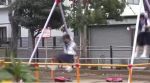 animated asian sound bdsm black_hair bottomless breasts censored cum cum_on_hair ejaculation fellatio multiple_girls oral outdoors penis photo_(medium) sailor serafuku small_breasts swing tagme twintails undressing video walk-in video