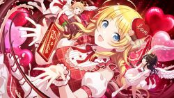 Rule 34 | 3girls, ahoge, armlet, black eyes, black hair, blonde hair, blue eyes, braid, brown eyes, brown hair, buttons, candy, chocolate, chocolate bar, dress, english text, feathered wings, floating, food, fruit, game cg, hachimiya meguru, hair ornament, halo, holding, idolmaster, idolmaster shiny colors, illumination stars (idolmaster), jewelry, kazano hiori, mini person, multiple girls, neck ribbon, official art, open mouth, plaid clothes, ribbon, sakuragi mano, strawberry, white dress, wings