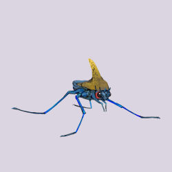 Rule 34 | absurdres, bug, gen 3 pokemon, highres, mannimarcos, nintendo, no humans, pokemon, pokemon (creature), realistic, red eyes, simple background, solo, surskit