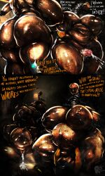 1futa absurdres bad_tag coil-head_(lethal_company) cowgirl_position cum cum_in_pussy futa_with_female futanari highres horror_(theme) lethal_company monster monster_girl multiple_girls rongodombo straddling terror thigh_sex worker_(lethal_company)