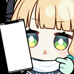 Rule 34 | 1girl, animal ear headphones, animal ears, animated, animated gif, aqua jacket, blonde hair, blue archive, blue archive the animation, blunt bangs, blush stickers, bow, bright pupils, cat ear headphones, cat ears, cellphone, chunye haruya, close-up, commission, d:, disembodied hand, dot nose, fake animal ears, gloves, green bow, green eyes, green gloves, green halo, hair bow, halo, headphones, jacket, looking at viewer, low-tied sidelocks, lowres, midori (blue archive), midori (winter) (blue archive), missing commentary, official alternate costume, open mouth, phone, pointing, pointing at object, portrait, scarf, second-party source, short hair, sidelocks, simple background, smartphone, solo, transparent background, white background, white pupils, white scarf, winter clothes