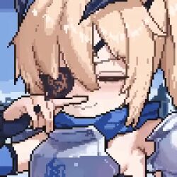animated animated_gif gloomyowl goddess_of_victory:_nikke guillotine_(nikke) guillotine_(winter_slayer)_(nikke) pixel_art