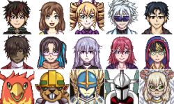 chaosmon close_(digimon) cool_boy_(digimon) digimon digimon_liberator dominimon junkmon kazama_shoto kinosaki_arisa muchomon owen_dreadnought rasielmon violet_inboots winr yao_qinglan yuuki_(digimon) zenith_(digimon)