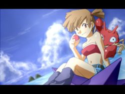 gen_1_pokemon krabby misty_(pokemon) nintendo pokemon pokemon_(creature) pokemon_adventures pokemon_special_anime starmie tagme