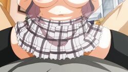10s 1boy 1girl 2017 animated animated_gif ass bent_over black_thighhighs blood bouncing_breasts breasts censored girl_on_top hetero ikoma_yui large_breasts mosaic_censoring nipples penis pussy rape school_uniform sex short_hair skirt tagme thighhighs toriko_no_(series) toriko_no_kusari urushibata_takeshi vaginal