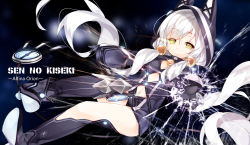 1girl altina_orion character_name copyright_name eiyuu_densetsu falcom female_focus highres long_hair looking_at_viewer low_twintails navel saru sen_no_kiseki sen_no_kiseki_(series) sen_no_kiseki_i sen_no_kiseki_ii solo twintails white_hair yellow_eyes