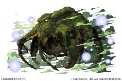 artist_request bad_tag capcom creature fanart_digital full_body giant giant_monster glowing glowing_eyes glowing_orb green_mist monster monster_hunter_(series) mossya solo source_request tentacles video_game yama_tsukami_(monster_hunter)