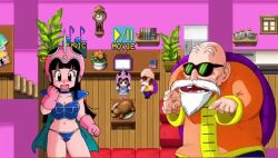 age_difference aged_down anal animated ass bra_(dragon_ball) breasts bulma caulifla chi-chi_(dragon_ball) cum dildo dragon_ball dragon_ball_super excited excited_for_sex fellatio female_masturbation game hetero kale_(dragon_ball) loli masturbation multiple_expressions multiple_girls nude old old_man oral pan_(dragon_ball) penetration_gesture pussy sex_toy tagme third-party_edit vaginal video video_game yamamoto_doujin