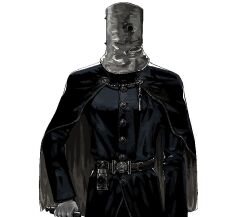 1boy belt belt_buckle black_cape black_jacket bloodborne buckle buttons cane cape capelet chain commentary cowboy_shot english_commentary gd1lv gloves helmet holding holding_cane jacket lantern long_sleeves solo valtr_(bloodborne) whistle white_gloves