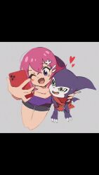 Rule 34 | ai (digimon), claws, digimon, digimon (creature), digimon tamers, gloves, highres, impmon, scarf, tail