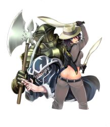 1boy 1girl absurdres ass belt butt_crack highres matsuena_shun pants tagme
