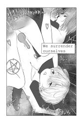anal ass bad_tag blush comic death_note devil_worship group_sex kiss licking male_focus mello_(death_note) nude orgy penis pentagram satanism sex sex_party shota teenage_boy_and_younger_boy yaoi