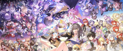 absurdres acheron_(honkai:_star_rail) aglaea_(honkai:_star_rail) alcohol anaxa_(honkai:_star_rail) ancient_greek_clothes animal_ears anniversary argenti_(honkai:_star_rail) artist_name aventurine_(honkai:_star_rail) black_swan_(honkai:_star_rail) blade_(honkai:_star_rail) book boothill_(honkai:_star_rail) bottle bubbles_(honkai:_star_rail) caelus_(honkai:_star_rail) cake calypso_(honkai:_star_rail) castorice_(honkai:_star_rail) character_doll chimera chinese_clothes chinese_knot chopsticks cipher_(honkai:_star_rail) dan_heng_(honkai:_star_rail) doll dr._ratio_(honkai:_star_rail) dromas_(honkai:_star_rail) dual_persona eyewear_on_head feixiao_(honkai:_star_rail) firefly_(honkai:_star_rail) flower flower_hat folding_fan food fox_boy fox_ears fox_girl fugue_(honkai:_star_rail) gallagher_(honkai:_star_rail) glasses greco-roman_clothes gun halo hand_fan happy_birthday hat head_wings herta_(honkai:_star_rail) highres himeko_(honkai:_star_rail) holding holding_fan holding_flower holding_gun holding_juice_box holding_weapon honkai:_star_rail honkai_(series) horns hyacine_(honkai:_star_rail) jade_(honkai:_star_rail) jiaoqiu_(honkai:_star_rail) jing_yuan kafka_(honkai:_star_rail) lingsha_(honkai:_star_rail) luka_(honkai:_star_rail) march_7th_(honkai:_star_rail) march_7th_(preservation)_(honkai:_star_rail) mem_(honkai:_star_rail) misha_(honkai:_star_rail) monkey moze_(honkai:_star_rail) multiple_boys multiple_girls mydei_(honkai:_star_rail) notstk open_book origami_bird_(honkai:_star_rail) petals phainon_(honkai:_star_rail) pom-pom_(honkai:_star_rail) rappa_(honkai:_star_rail) robin_(honkai:_star_rail) ruan_mei_(honkai:_star_rail) silver_wolf_(honkai:_star_rail) sparkle_(honkai:_star_rail) stelle_(honkai:_star_rail) sunday_(honkai:_star_rail) tanghulu the_herta_(honkai:_star_rail) tingyun_(honkai:_star_rail) topaz_(honkai:_star_rail) trailblazer_(honkai:_star_rail) trianne_(honkai:_star_rail) tribbie_(honkai:_star_rail) tribios_(honkai:_star_rail) trinnon_(honkai:_star_rail) twintails weapon welt_yang wings yanqing_(honkai:_star_rail) yukong_(honkai:_star_rail) yunli_(honkai:_star_rail)