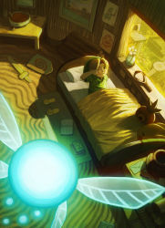 1boy bed blonde_hair book cameo company_connection deku_shield fairy flower gen_1_pokemon hat keaton_mask letter link male_focus mask md5_mismatch navi nintendo pikachu pillow pokemon pokemon_(creature) pot resized resolution_mismatch ry-spirit shield slingshot_(weapon) slippers source_larger stuffed_toy sword table the_legend_of_zelda the_legend_of_zelda:_ocarina_of_time triforce weapon window wooden_shield wooden_sword young_link