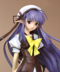 00s figure hat nerine photo_(medium) purple_hair school_uniform serafuku shuffle! solo white_hat