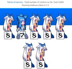 animal_ears blue_hair counter_girls gelbooru get looking_back multiple_girls numbered_panels tagme tail white_hair