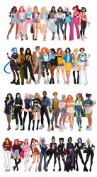 anachronism cross cross_pasties highres long_hair low-tied_long_hair non-web_source olena_minko orange_shoes pasties ponytail shoes tagme yellow_shoes