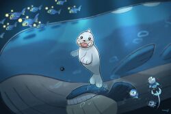 artist_name gen_1_pokemon gen_2_pokemon gen_3_pokemon gen_4_pokemon horns lanturn nintendo no_humans piplup pokemon pokemon_(creature) seel single_horn squeegool underwater wailmer wailord