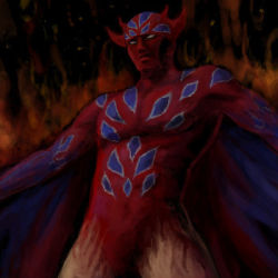 1990s_(style) 1boy black_background final_fantasy final_fantasy_iv lowres male_focus retro_artstyle rubicante solo