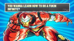 1boy absurdres arc_reactor armor artist_request avengers_(series) blue_eyes full_armor highres iron_man iron_man_(series) male_focus marvel marvel_tokon:_fighting_souls multicolored_armor parody power_armor red_armor solo superhero_costume v-fin