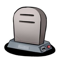buttons digimon digimon_(creature) grave ohakadamon shadow simple_background sinobali solo white_background