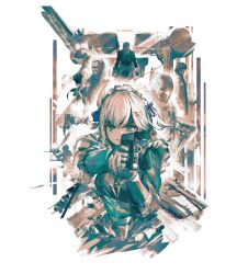 Rule 34 | absurdres, advarcher, cosplay, gray fox, gun, hal emmerich, handgun, highres, indie virtual youtuber, liquid snake, maid headdress, meryl silverburgh, metal gear (series), metal gear rex, metal gear solid, military, military vehicle, mint fantome, motor vehicle, revolver ocelot, sneaking suit, solid snake, solid snake (cosplay), tank, virtual youtuber, weapon