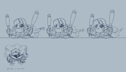 Rule 34 | 1other, absurdres, banchomamemon, banchou, baseball bat, delinquent, digimon, digimon (creature), hat, highres, looking at viewer, other focus, solo